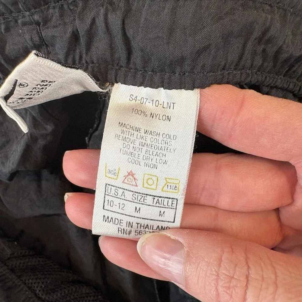 Vintage 90s Nike‎ Joggers Men's Black Windbreaker Nylon Size M